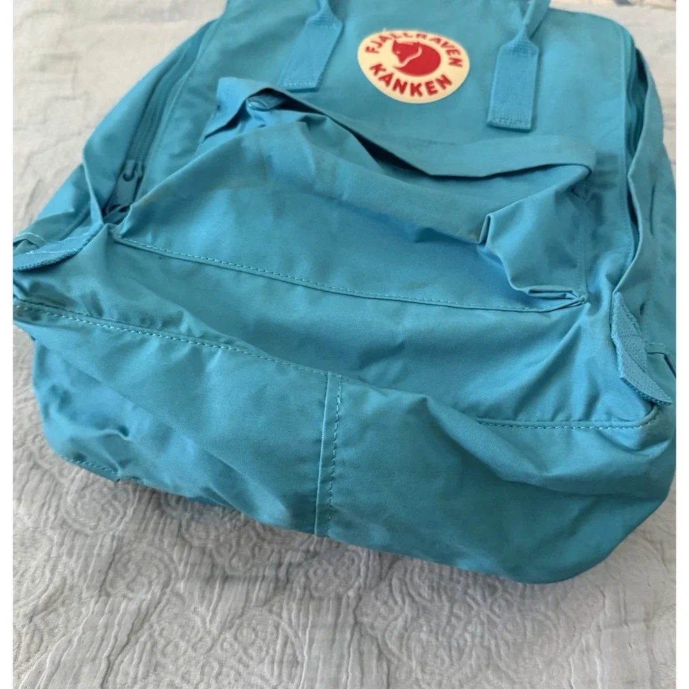 Fjallraven Kanken 23510 Classic Deep Turquoise Backpack Womens Kids Laptop Blue